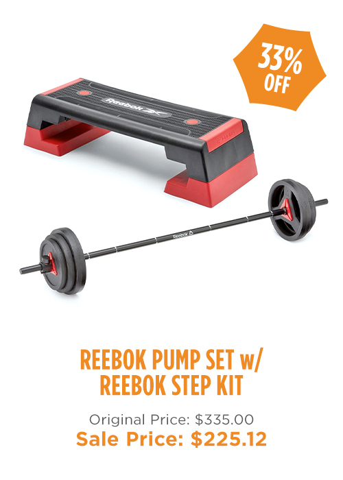 Reebok Pump Set with Reebok Step Kit on sale for $225.12