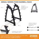 Denali Series Fixed Barbell Rack