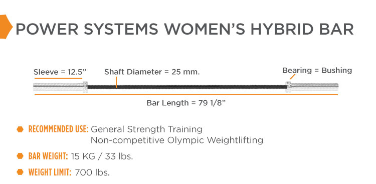 Women's Hybrid Barbell