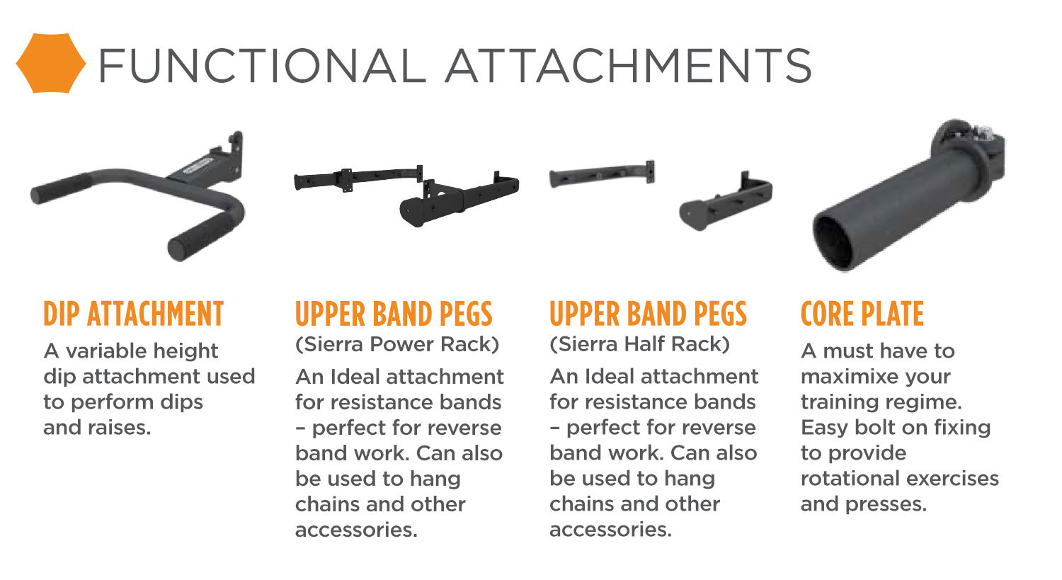 sierra functional attachments