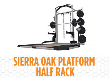 Sierra Half Rack Oak Platform