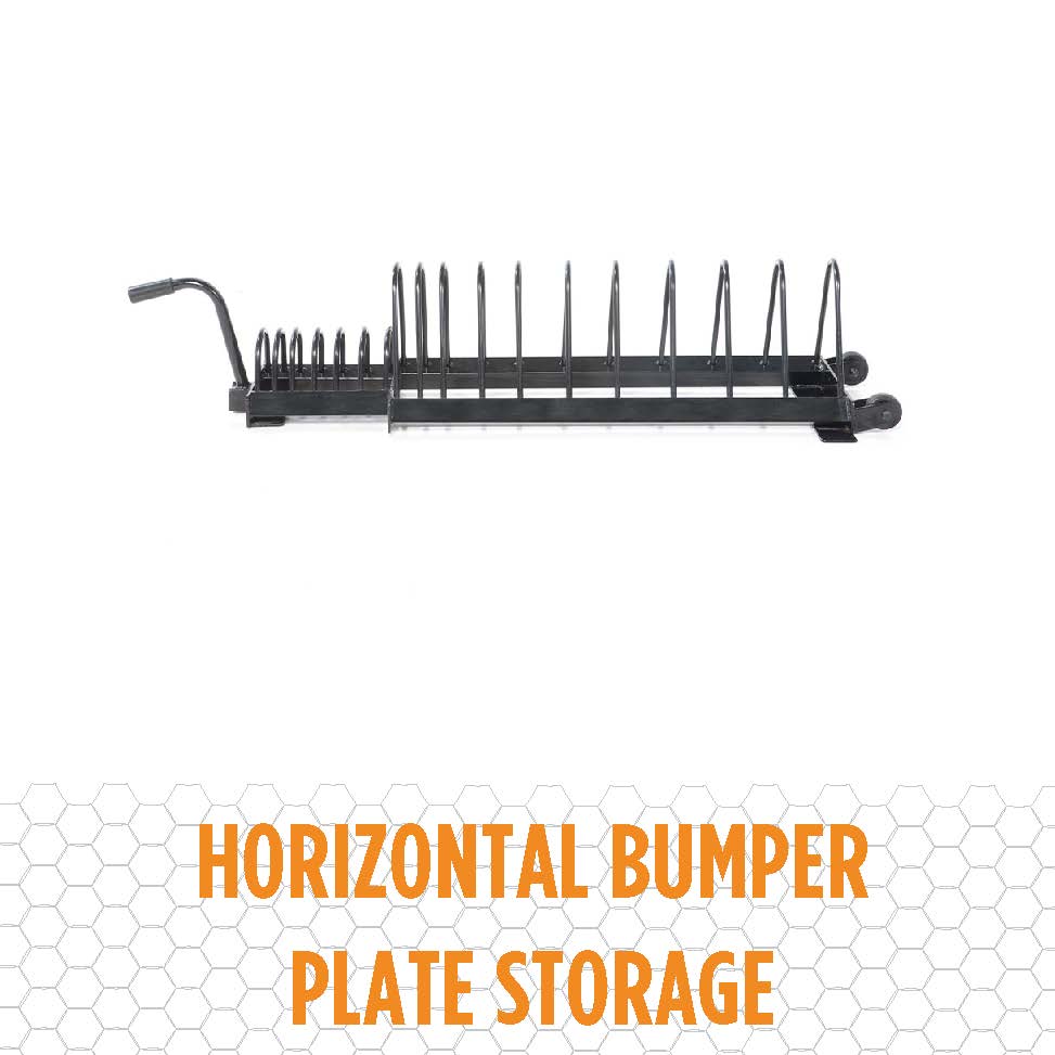 Horizontal Bumper Plate Storage