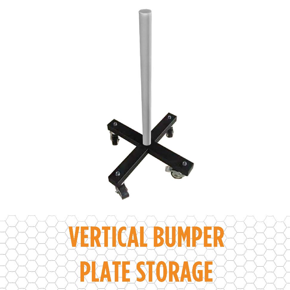 Vertical Bumper Plate Storage