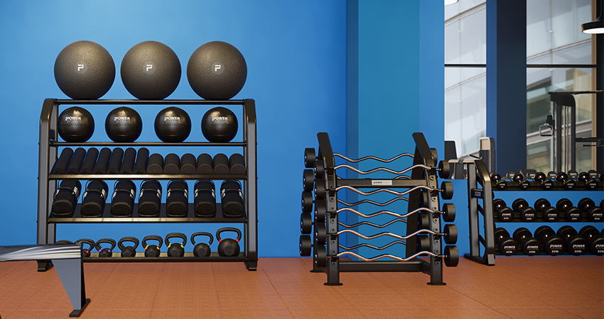 Fitness Equipment Storage