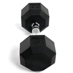 Rubber Octagonal Dumbbell