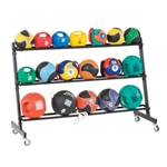 3-Tier Med Ball Rack Black