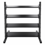 Neoprene/Vinyl Dumbbell 4-Tier Storage Rack