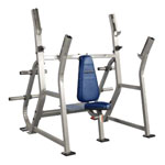 Pro Maxima PLR-200 Olympic Shoulder Press w/ Spotter Stand and Weight Storage
