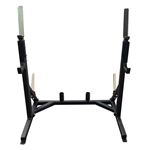 Pro Maxima FW24 Adjustable Squat Stand w/ Cross Member and Weight Storage