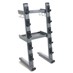 Black Chrome Cable Attachments Bar and Accessory Rack