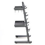 Black Chrome Cable Attachments Bar and Accessory Rack