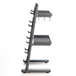 Black Chrome Cable Attachments Bar and Accessory Rack