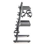 Black Chrome Cable Attachments Bar and Accessory Rack with Attachments