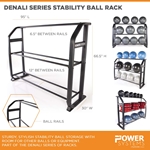 Denali Series Stability Ball Rack