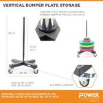 Vertical Bumper Plate Storage