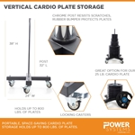 Vertical Cardio Plate Storage