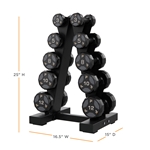 A-Frame Dumbbell Rack - Five Pair