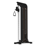 Single Adjustable Cable Pulley - Black-Dark Wood