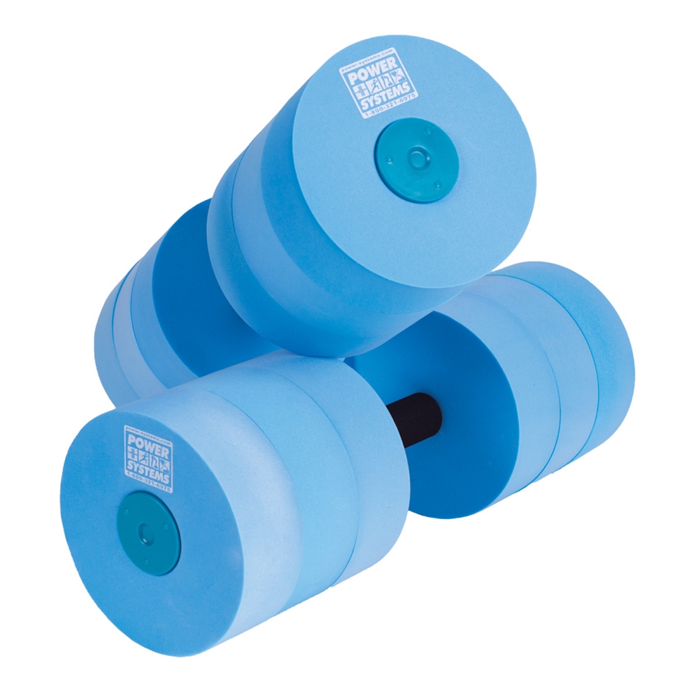 Water Dumbbells Take traditional dumbbells under water with