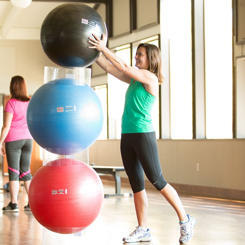 yoga ball storage