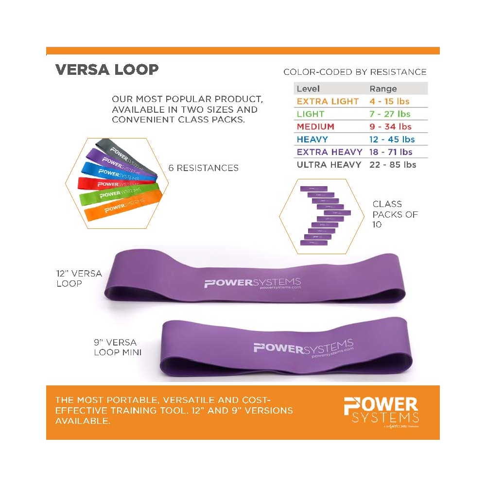 Versa Loops Resistance Bands Power Systems