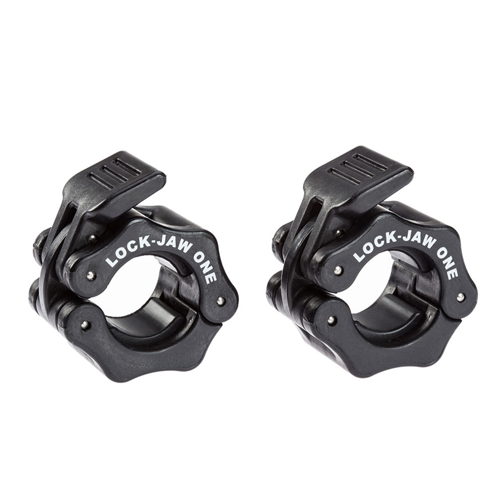 Pair of Barbell Clamps Quick Release Lock 1 Inch Diameter Standard Bar V9Y7 