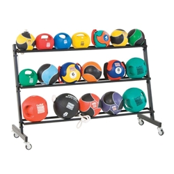 3-Tier Med Ball Rack Black