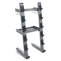 <strong>Black</strong> Chrome Cable Attachments Bar and Accessory Rack