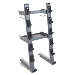 Black Chrome Cable Attachments Bar and Accessory Rack