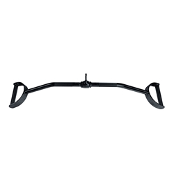 Black Chrome 36" Cable Pro Style Lat Bar