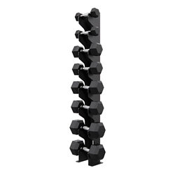 Four Pair Wall Mounted Dumbbell Rack