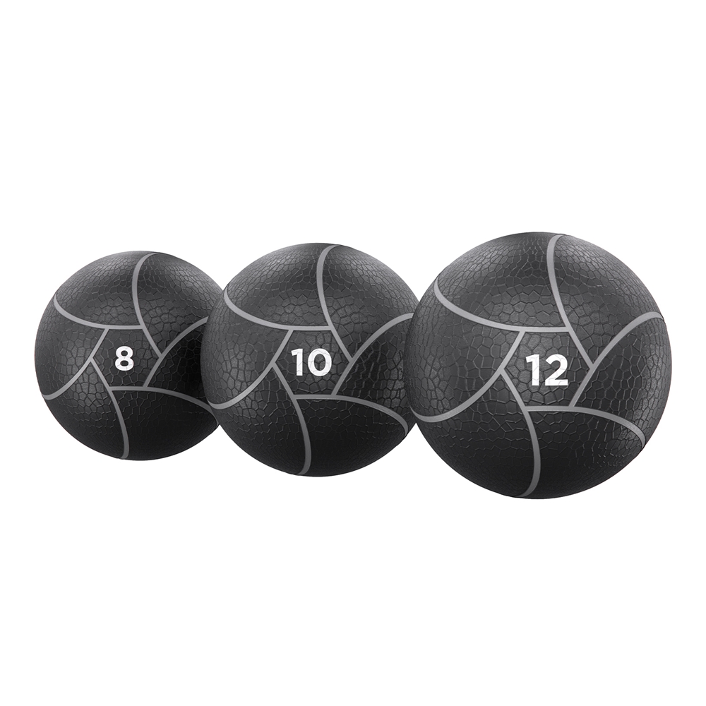 Elite Power Med Ball Prime 3 Ball Kit - 8,10,12 lb - black/gray