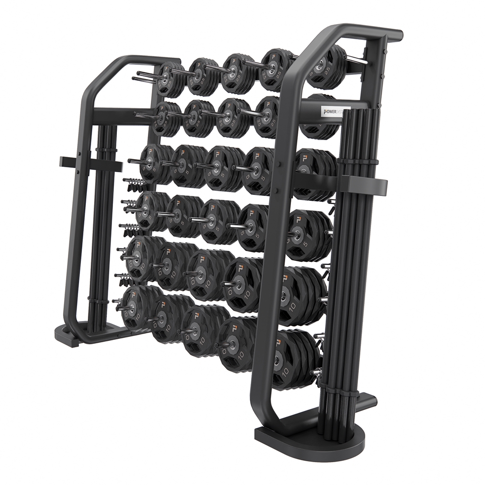 Denali Series Cardio Pump Rack - Rack plus 30 Set ProElite Pump Set Gray