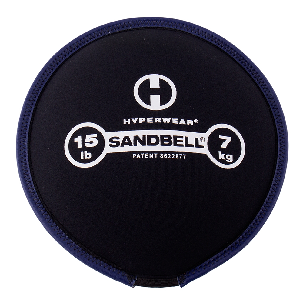 SandBell Filled - 15 lb, Navy Blue Rim