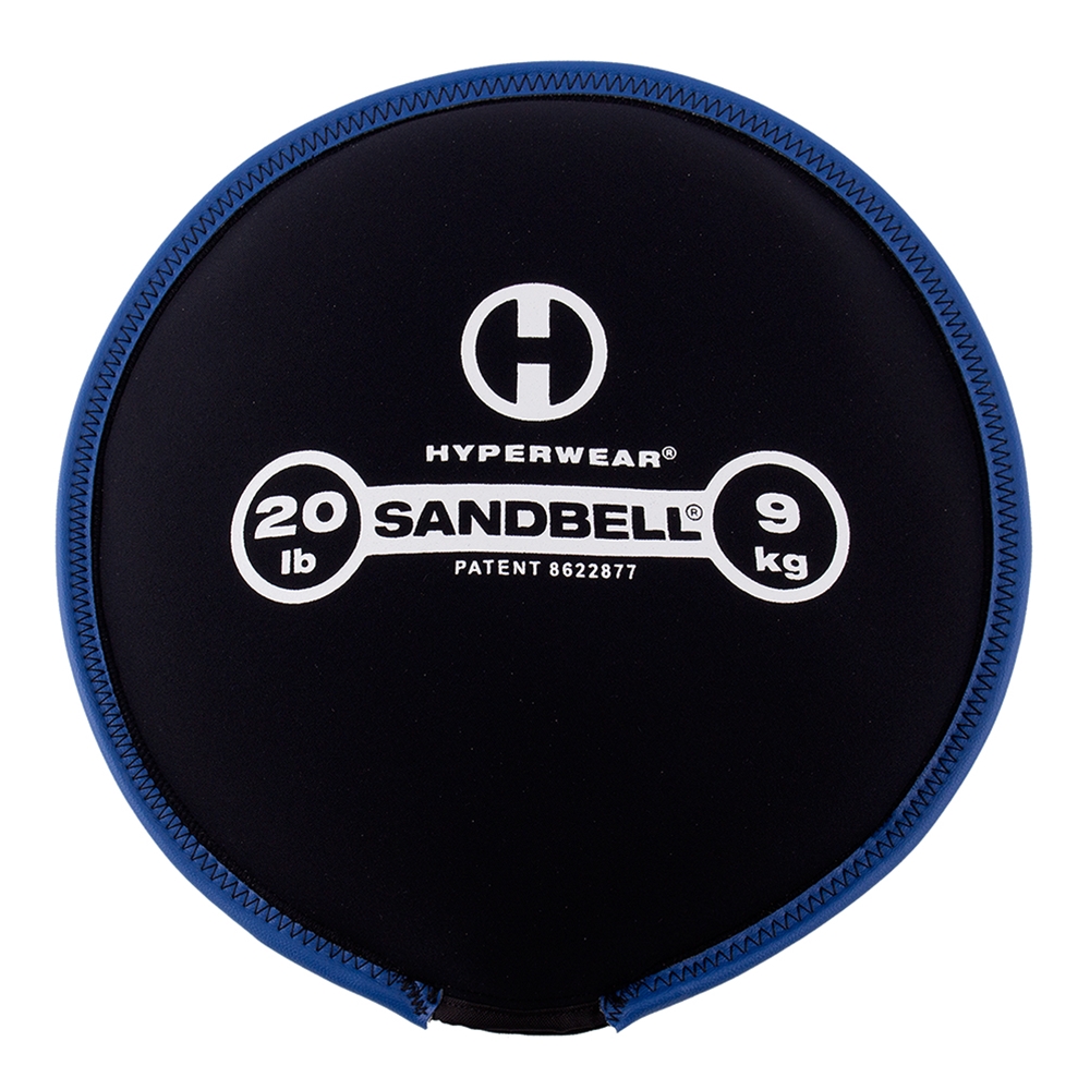 SandBell Filled - 20 lb, Blue Rim
