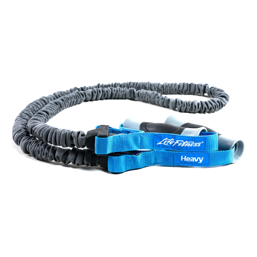 Life Fitness Covered Resistance Tube - Heavy, Blue
