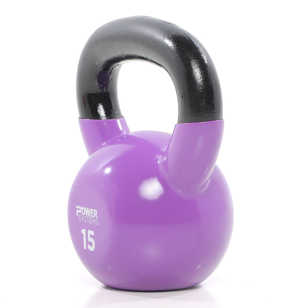 Premium Kettlebell Prime - 15 lbs, Purple