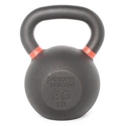 Kettlebell Prime - 80 lbs, Black/Red